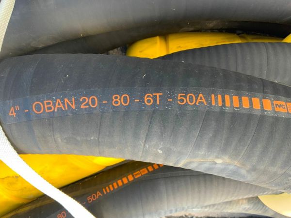4" x 54mts RUBBER TRANSFER HOSE.........007. 377221445
