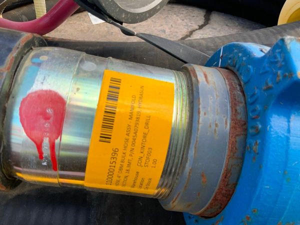 4" x 54mts RUBBER TRANSFER HOSE.........007. 377221448