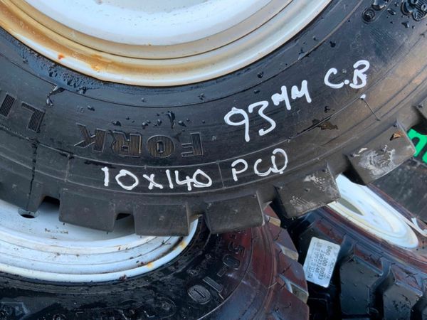 NEW....6.5 x 10 FORK LIFT RIMS & TYRES........642. 377221551