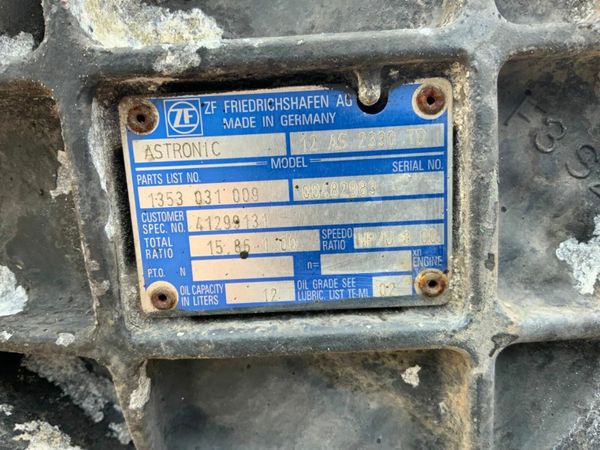 Iveco Stralis ZF ASTRONIC  2330 AUTOMATIC GEARBOX. 377222202