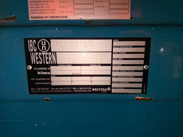 2019 CONQUIP WESTERN FUEL BOWSER....1291T 377222842