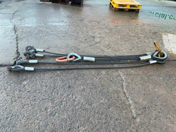 4 LEG WIRE ROPE LIFTING SLINGS. 377223308