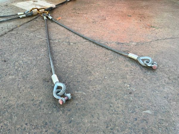 4 LEG WIRE ROPE LIFTING SLINGS. 377223314