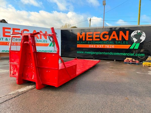 22 ft FLAT RACK / HOOK LOADER BODY SKIP....638p. 377223458