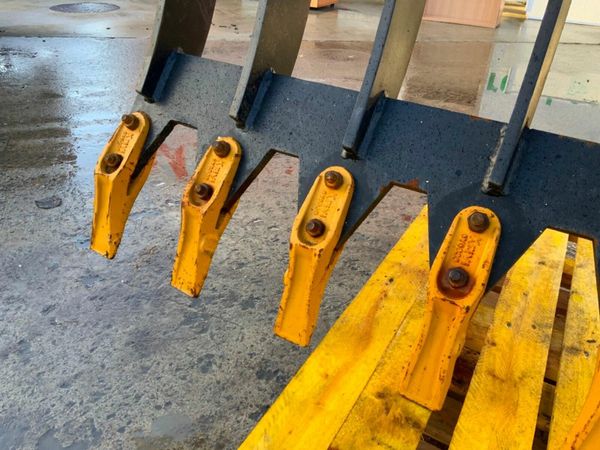 UNUSED 84" STONE / LAND RAKE.....80mm PINS...1582. 377223540