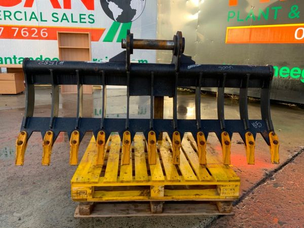 UNUSED 84" STONE / LAND RAKE.....80mm PINS...1582. 377223541