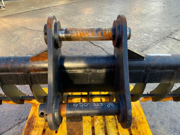 UNUSED 84" STONE / LAND RAKE.....80mm PINS...1582. 377223535