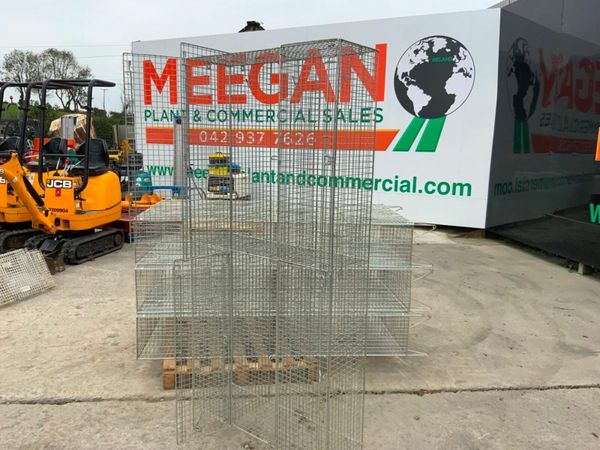 WIRE MESH 6 DOOR PERSONNEL LOCKERS. 377224076