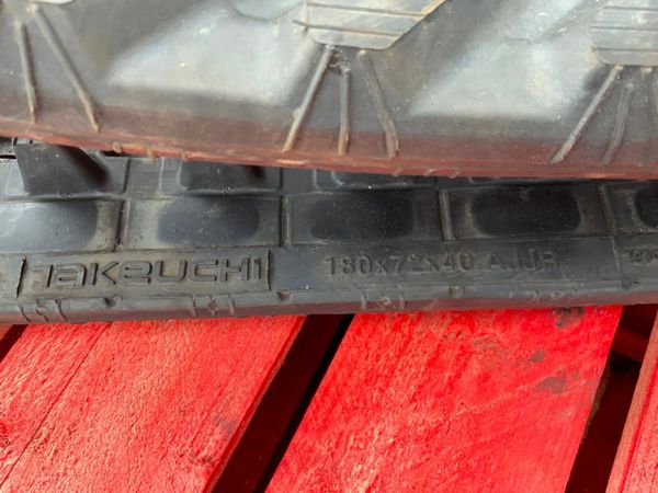 UNUSED 180 x 72 x 40 TAKEUCHI RUBBER TRACK...666. 377224218