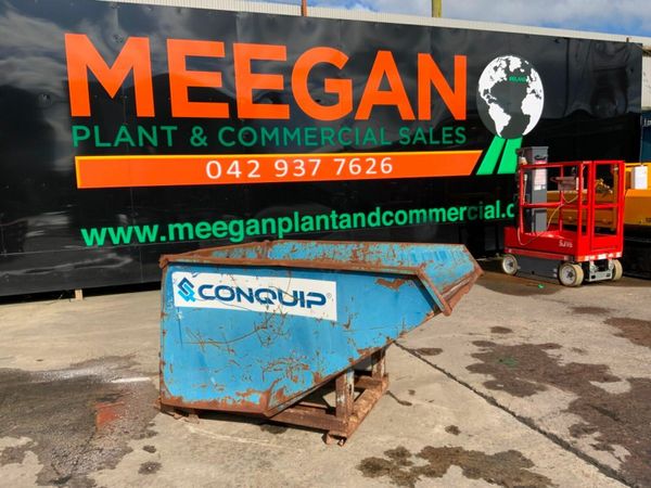 1200lts CONQUIP AUTOLOCK TIPPING SKIP....1565k. 377225375