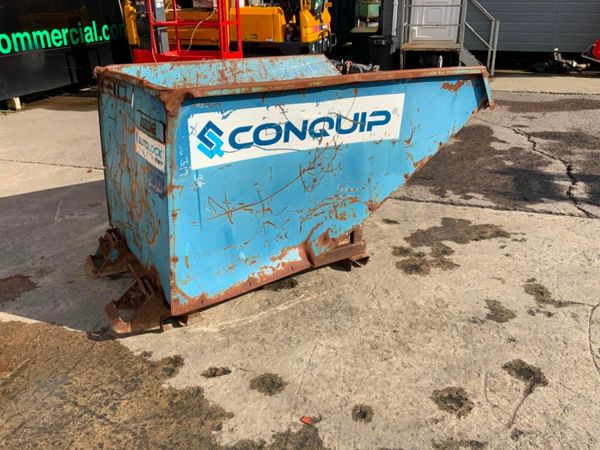 1200lts CONQUIP AUTOLOCK TIPPING SKIP....1565k. 377225376