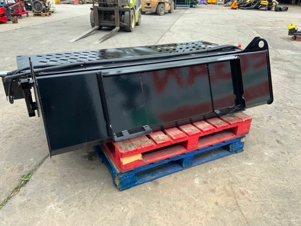 SKID STEER STONE RAKE / COLLECTOR BOX....1240. 377225456