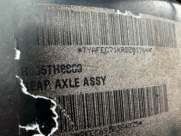 2016 MITSUBISHI CANTER 3.0D REAR AXLE DIFF 377225495