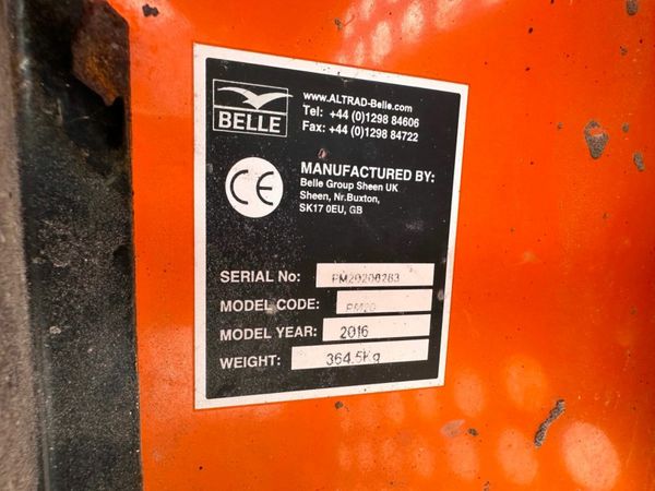 2016 BELLE  CEMENT CONCRETE MIXER.... 783T 377225707