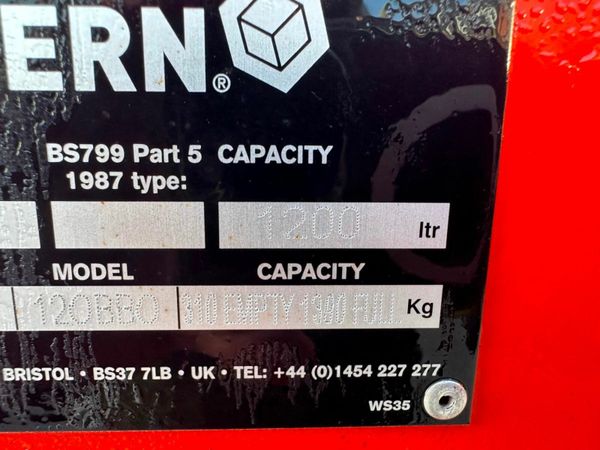 1200 LITRE WESTERN FUEL BOWSER ... 377226742