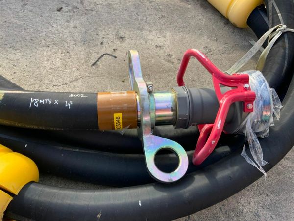 4" x 18mts MARINE RUBBER TRANSFER HOSE.....#002. 377226763