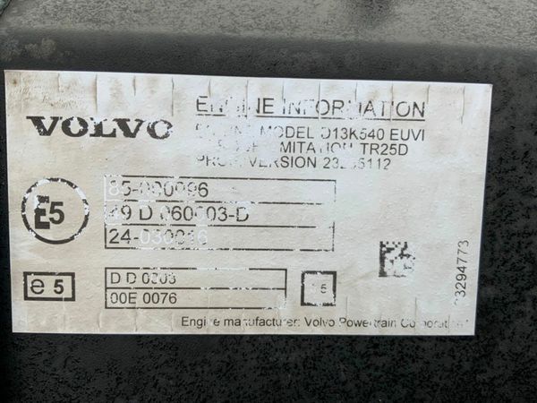 Volvo FH D13K 540 REPLACEMENT ENGINE 377227251