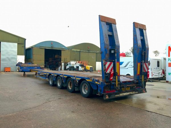 Other Other FAYMONVILLE 4 AXLE EXTENDING LOW LOADE 377227506