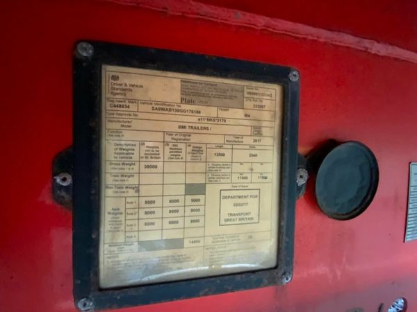 Other Other BMI WALKING FLOOR EJECTOR TRAILER. 377228105