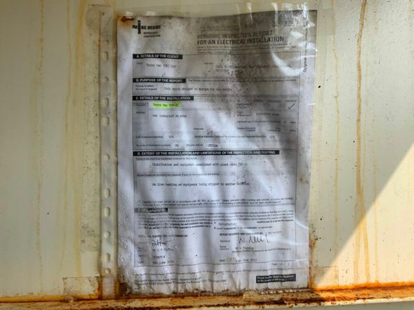 12 x 8  CHEMICAL STORAGE CONTAINER.......3675 377228310