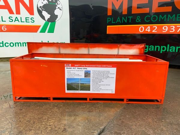 500ft GALVANISED CHAINLINK FENCING & POSTS. 377228539