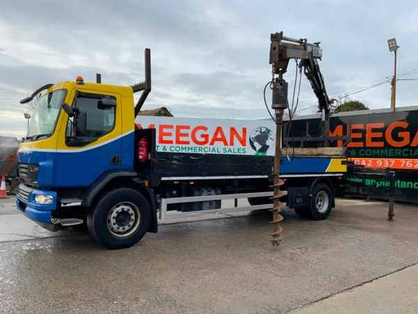 DAF LF POLE ERECTOR ....ATLAS HIAB......GROUND AUG 377229777