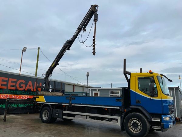 DAF LF POLE ERECTOR ....ATLAS HIAB......GROUND AUG 377229778