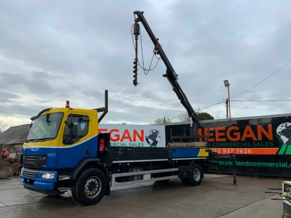 DAF LF POLE ERECTOR ....ATLAS HIAB......GROUND AUG 377229783