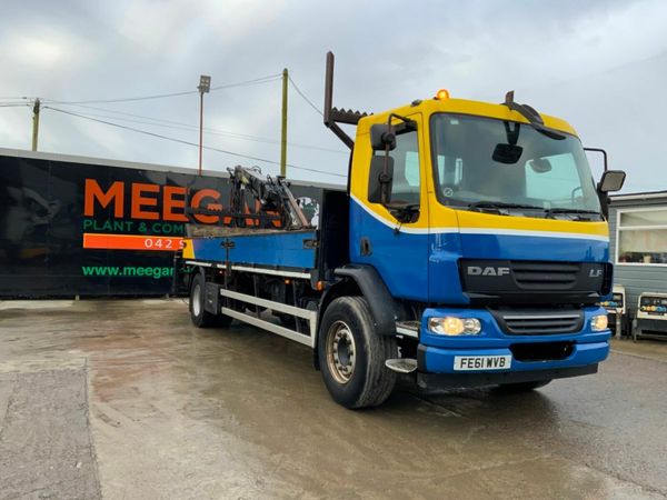 DAF LF POLE ERECTOR ....ATLAS HIAB......GROUND AUG 377229795