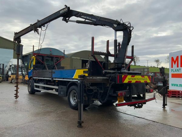 DAF LF POLE ERECTOR ....ATLAS HIAB......GROUND AUG 377229797