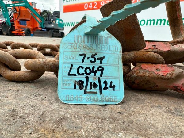 2.8 Metre ...7.5 TON ...lifting chains 2 LEG ..... 377229715