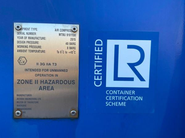 260 CFM  CONTAINERISED AIR COMPRESSOR....5227. 377230551