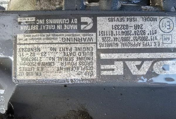 DAF LF55 ** DAF LF 55.180  FOR BREAKING / PARTS ** 377230703