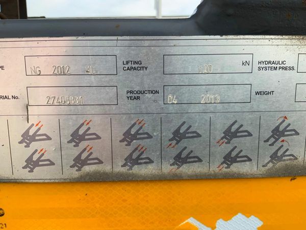 DAF LF55 HYVA CHAINLIFT GEAR..........EASY SHEET. 377230928