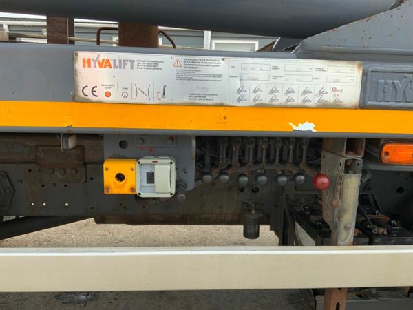 DAF LF55 HYVA CHAINLIFT GEAR..........EASY SHEET. 377230929