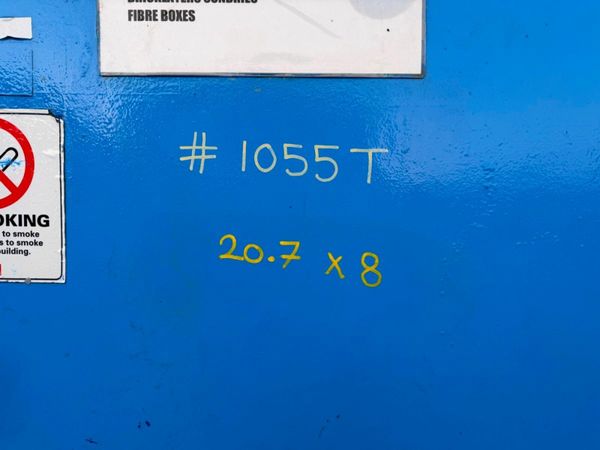 21 x 8 SHIPPING CONTAINER SITE STORAGE...1055 377231280