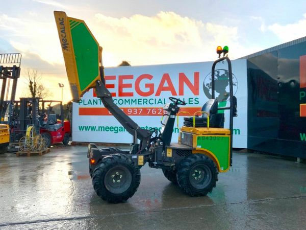 MECALAC HI TIP 1 TON DUMPER...1,094 hrs...0073 T 377231351