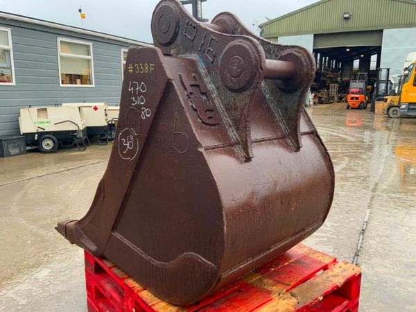36" DIGGING BUCKET.......80mm PINS........338f. 377231308