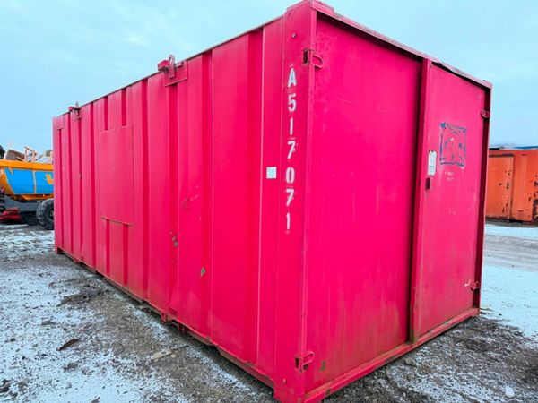 20 ft SITE STORAGE CONTAINER with racking....1053T 377231491