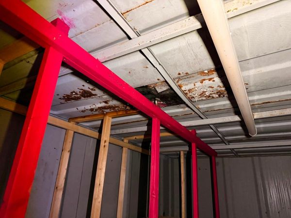 20 ft SITE STORAGE CONTAINER with racking....1053T 377231497