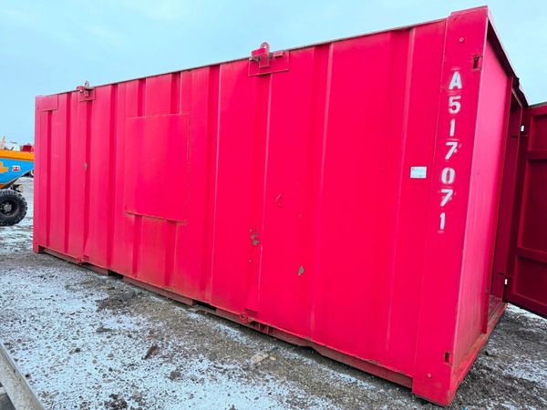 20 ft SITE STORAGE CONTAINER with racking....1053T 377231517