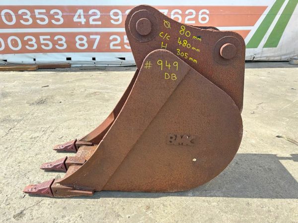 24"... BMC... DIGGING BUCKET ...80MM.... 949 DB 377231844