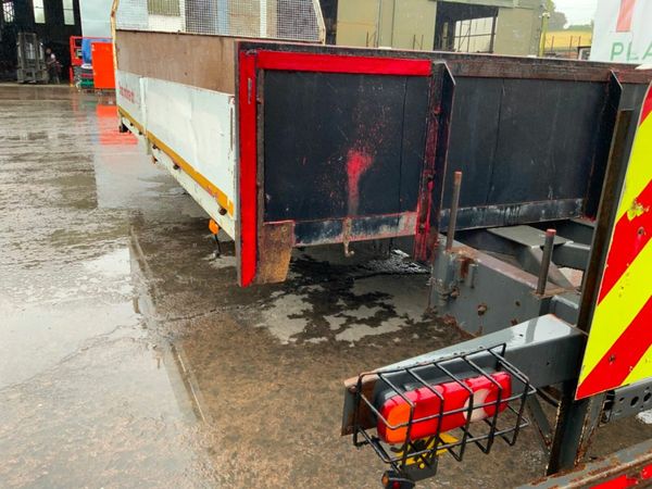 18ft DROP SIDE BODY...REAR HIAB CRADLE. 377231941