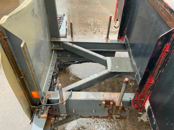 18ft DROP SIDE BODY...REAR HIAB CRADLE. 377231950