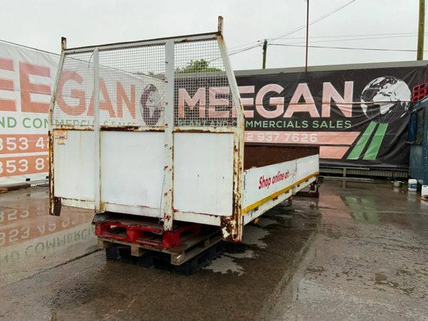 18ft DROP SIDE BODY...REAR HIAB CRADLE. 377231951