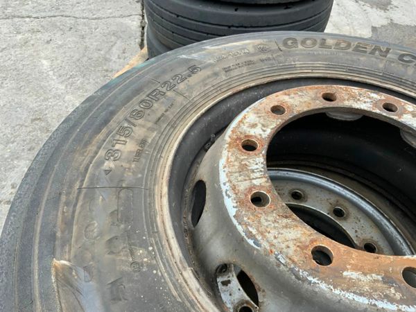 PART WORN TRUCK TYRES / RIMS..........22.5. 377231986