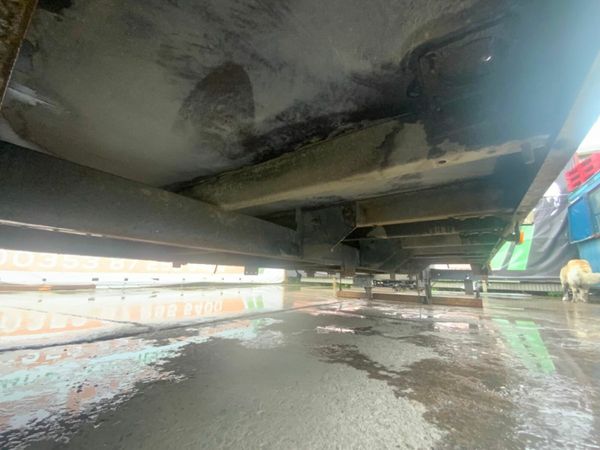 18ft DROP SIDE BODY...REAR HIAB CRADLE. 377231939