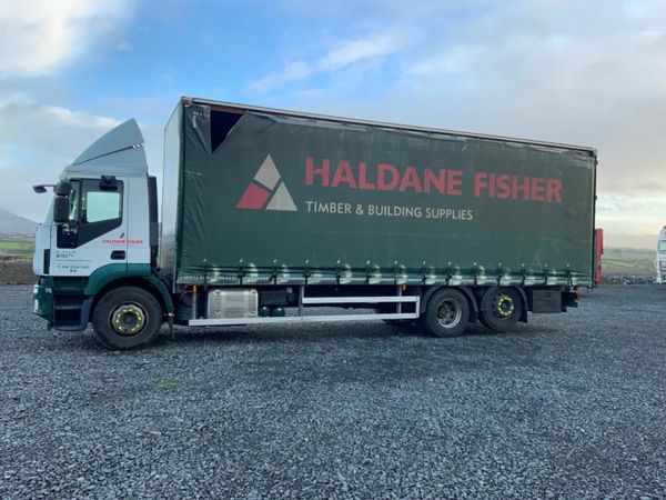 Iveco Stralis 26 TONNE REAR LIFT AXLE30ft  BODY. 377232528