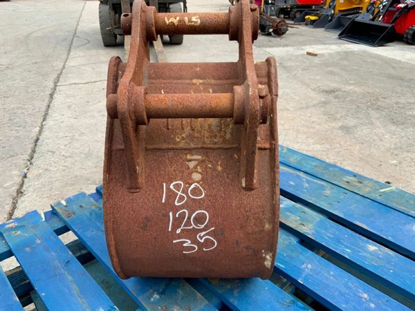 12" MINI DIGGER BUCKET......35mm PINS......231w. 377232628