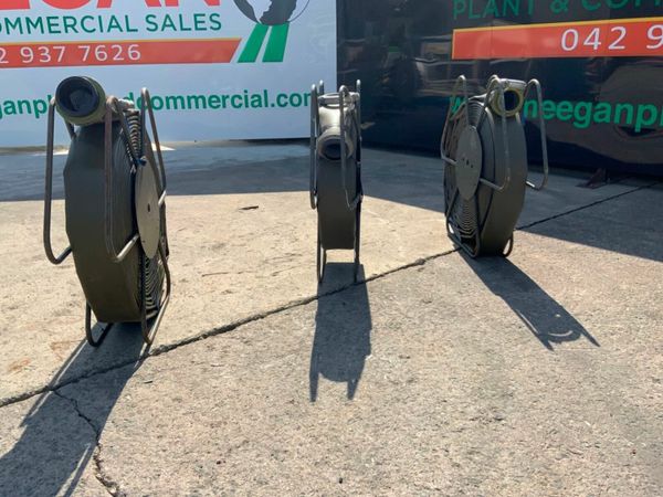 6" x 150ft LAY FLAT HOSE & REEL....EX MOD......389 377232884